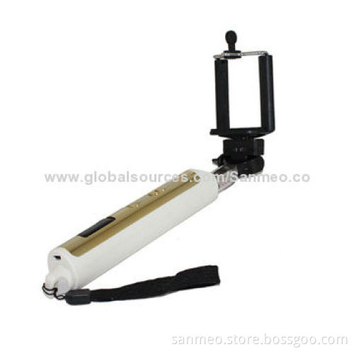 Gold Handle Selfie Sticks for Mobile Phones/Camera/Camcorder/DV Holder, Various Colors Available